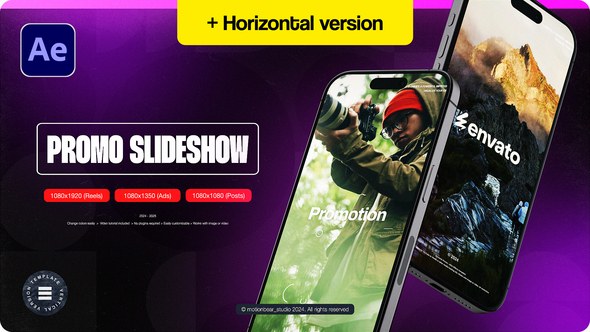Videohive Vertical Promotion Slideshow Product Promo template preview