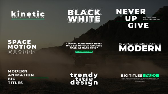Videohive Big Titles | After Effects 37142735 Titles template preview