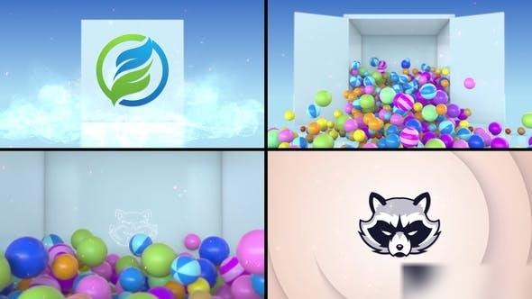 Videohive Rolling Sphere Logo Reveal Logo Stings template preview