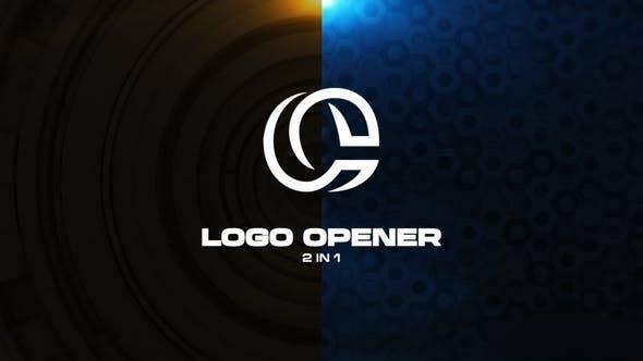 Videohive 2 in 1 Technology Logo Opener Openers template preview