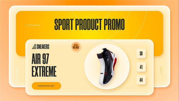 Videohive Sport Products Sale Promo . Sneakers Product Promo template preview