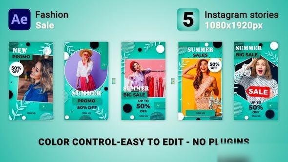 Videohive Fashion Sale Instagram Stories 47381280 Openers template preview