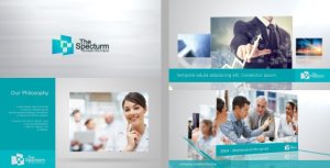 Videohive Lines Corporate Pack Video Displays template preview