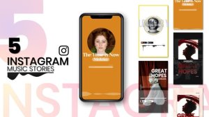 Videohive Instagram Story Music Visualizer 36636921 Product Promo template preview