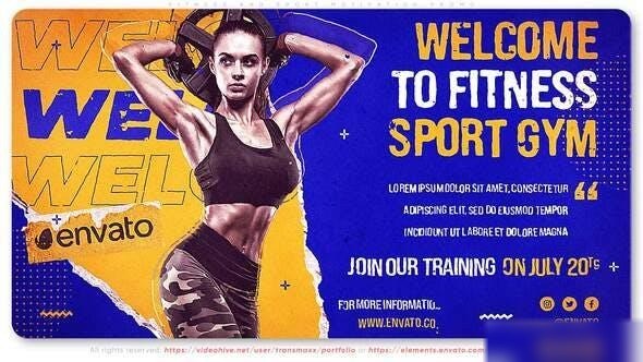 Videohive Fitness And Sport Motivation Promo Openers template preview