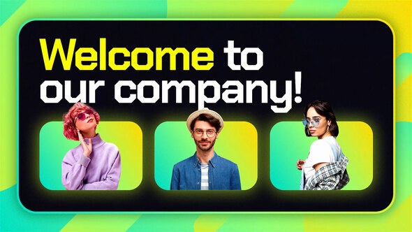 Videohive Colorful Agency Slideshow Promo Video Displays template preview