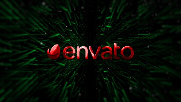 Christmas Tree Logo Video Displays template preview