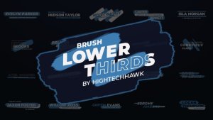 Videohive Brush Lower Thirds 57412002 Elements template preview