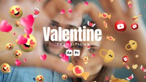 Videohive Valentine Transitions Elements template preview