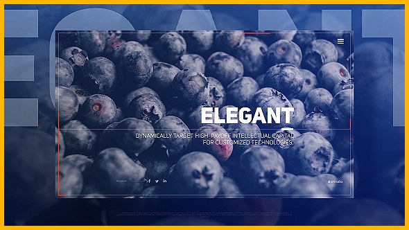 Videohive Elegant Flow Slides Video Displays template preview