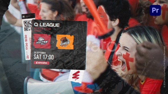 Football Rivalry Promo Premiere Pro template preview