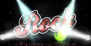 Rock Vintage Logo Video Displays template preview
