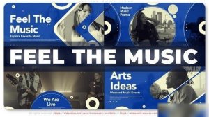 Videohive Feel The Music Intro Openers template preview