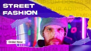 Videohive Cyber Fashion SlideShow Opener Video Displays template preview