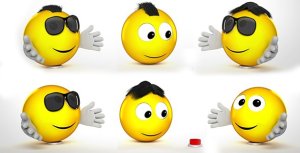 Videohive Funny Emoji Logo Reveal Logo Stings template preview