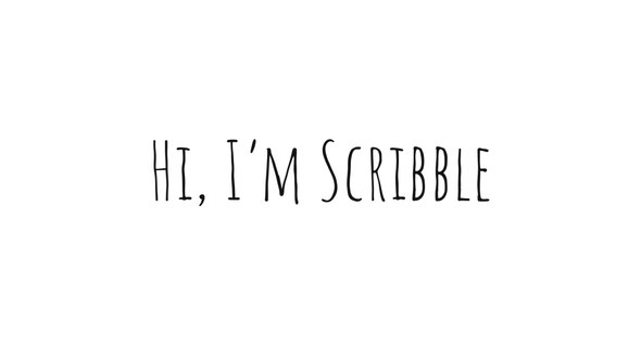 Scribble - Animated Handwriting Typeface Video Displays template preview