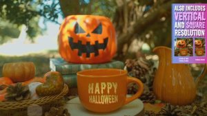 Videohive Halloween Autumn Tea Product Promo template preview