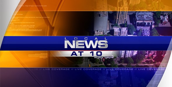 Local News Pack 2 Video Displays template preview