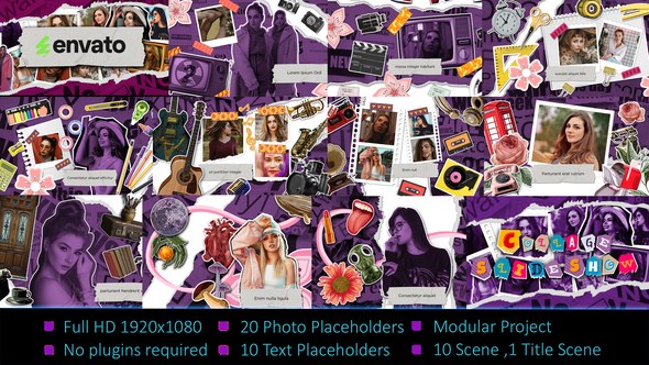Videohive Collage Slideshow 57067943 Video Displays template preview