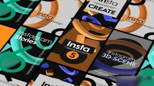 Videohive Instagram Typographic V6 Openers template preview
