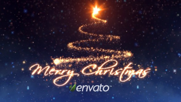 Christmas Angels Video Displays template preview