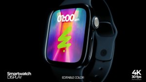 Videohive Smartwatch Mockup Video Displays template preview