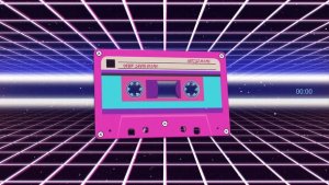 Cassette Audio Visualizer Pack Video Displays template preview