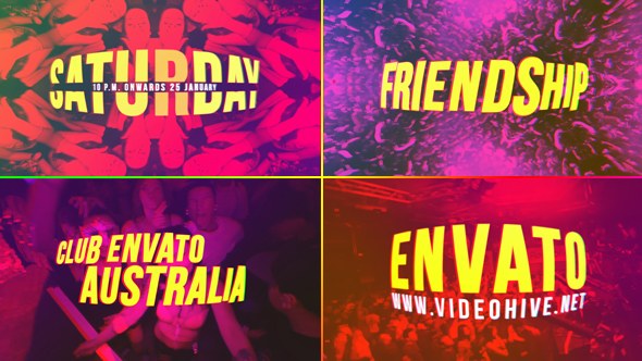 Videohive Night Club Opener Openers template preview