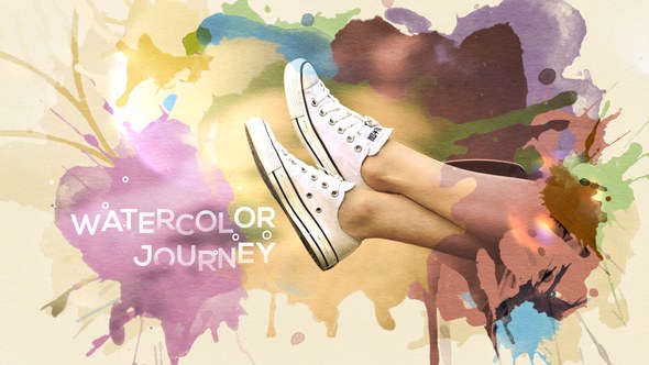 Videohive Watercolor Journey Openers template preview