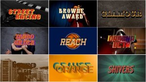 Videohive Universal 3D Text Effects Titles template preview
