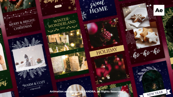 Videohive Christmas Instagram Stories 39785990 Product Promo template preview