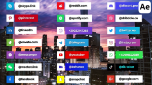 Videohive Social Media V5 Titles template preview