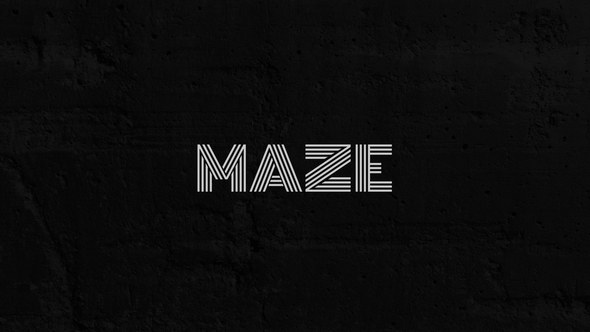 Videohive Maze - Animated Typeface Titles template preview