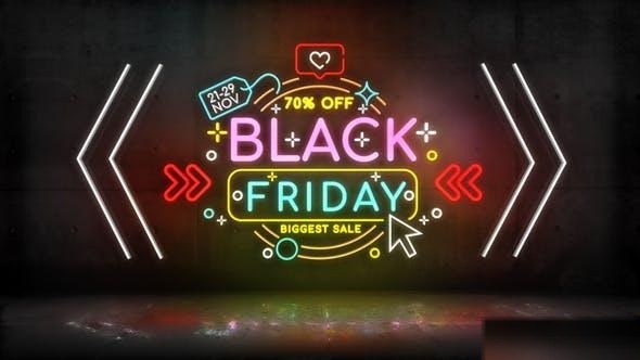 Videohive Neon Product Sale Promo Product Promo template preview