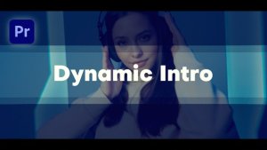 Dynamic Intro Premiere Pro template preview