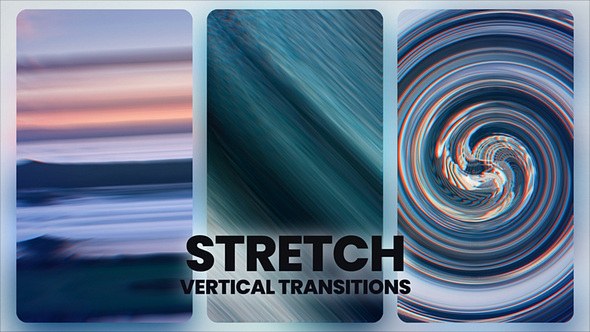 Videohive Stretch Vertical Transitions Elements template preview