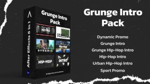 Videohive Grunge Intro Pack Broadcast-packages template preview