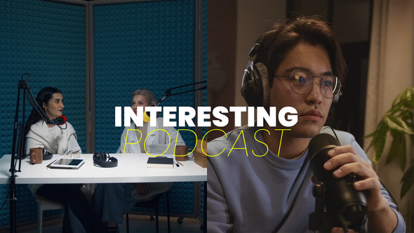 Videohive Podcast Opener 53437066 Broadcast-packages template preview