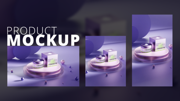 Videohive 3D Product Mockup Product Promo template preview
