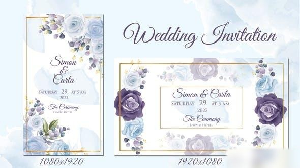 Videohive Wedding Invitation 42201524 Openers template preview