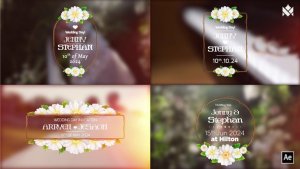 Videohive Wedding title V.01 Titles template preview