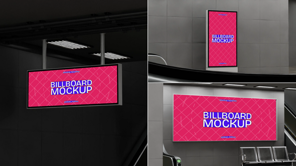 Videohive Billboard Mockup Template Video Displays template preview