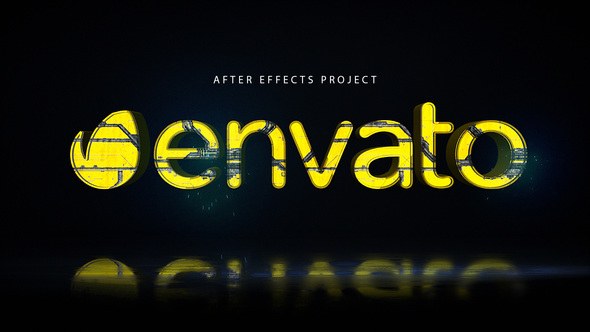Videohive Cyber Glitch Logo Logo Stings template preview