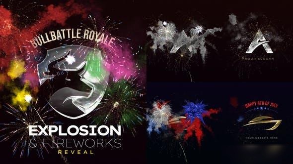 Videohive Explosion & Fireworks Logo Logo Stings template preview