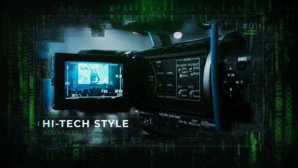 Videohive Digital Matrix Slideshow Video Displays template preview