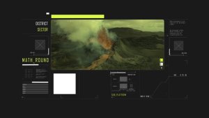 Videohive HUD Typography Satelite Infographics template preview