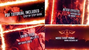 Videohive Music Event Promo 21108545 Video Displays template preview