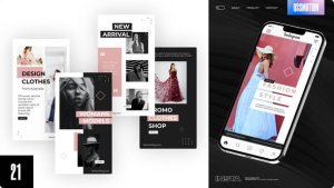Videohive Fashion Instagram Stories 43179267 Video Displays template preview