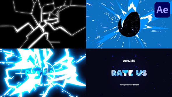 Videohive Crack Wall Explosion Logo Opener | After Effects Logo Stings template preview