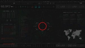 Videohive HUD Covert Operations Satellite 9 Elements template preview